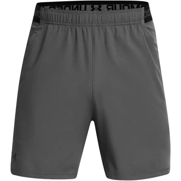 UNDER ARMOUR UNDER ARMOUR Športne hlače  siva / črna