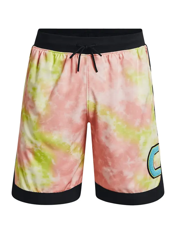 UNDER ARMOUR UNDER ARMOUR Športne hlače 'Steph Curry'  meta / jabolko / roza / črna