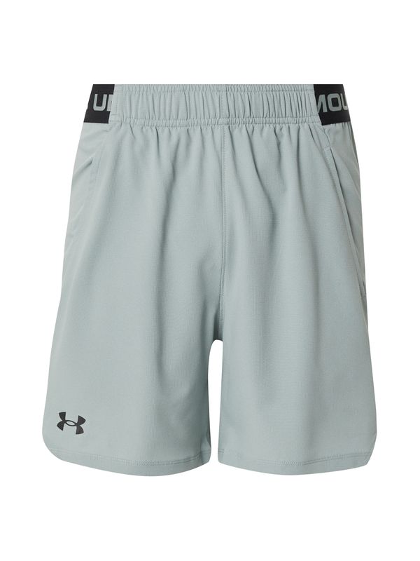 UNDER ARMOUR UNDER ARMOUR Športne hlače  svetlo zelena / črna / off-bela