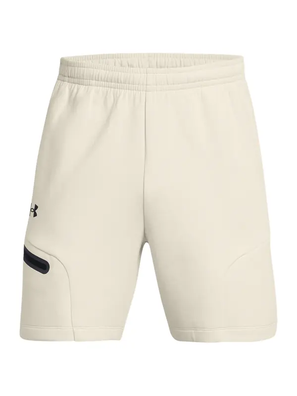 UNDER ARMOUR UNDER ARMOUR Športne hlače 'Unstoppable'  črna / volneno bela