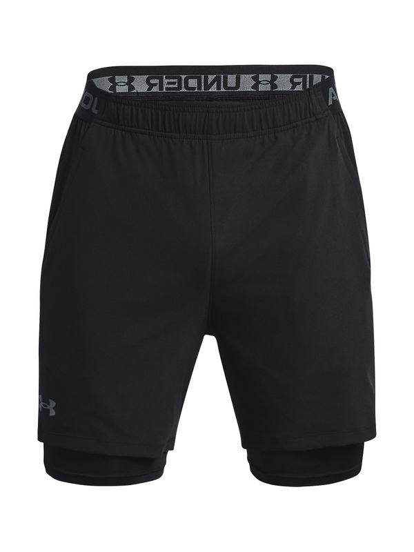 UNDER ARMOUR UNDER ARMOUR Športne hlače 'Vanish'  siva / črna