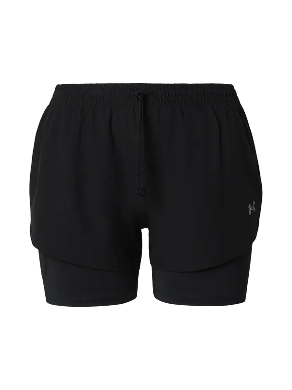 UNDER ARMOUR UNDER ARMOUR Športne hlače 'Velociti Pro'  črna / bela