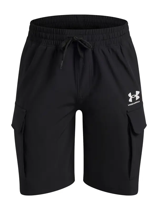 UNDER ARMOUR UNDER ARMOUR Športne hlače 'Vibe'  črna / bela
