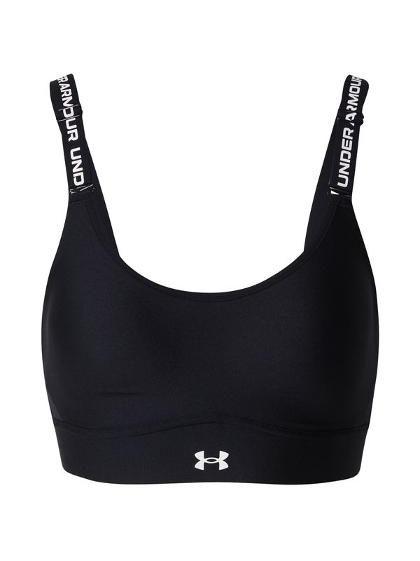 UNDER ARMOUR UNDER ARMOUR Športni nederček 'Infinity 2.0'  črna / bela