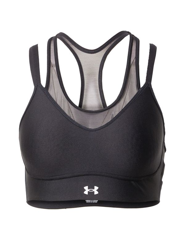 UNDER ARMOUR UNDER ARMOUR Športni nederček 'Infinity Low'  črna / bela