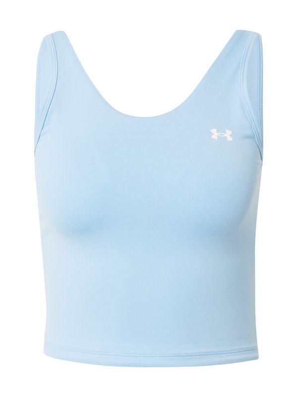 UNDER ARMOUR UNDER ARMOUR Športni top 'Motion EMEA'  svetlo modra / bela