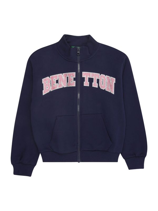 UNITED COLORS OF BENETTON UNITED COLORS OF BENETTON Jopa na zadrgo  nočno modra / roza / bela