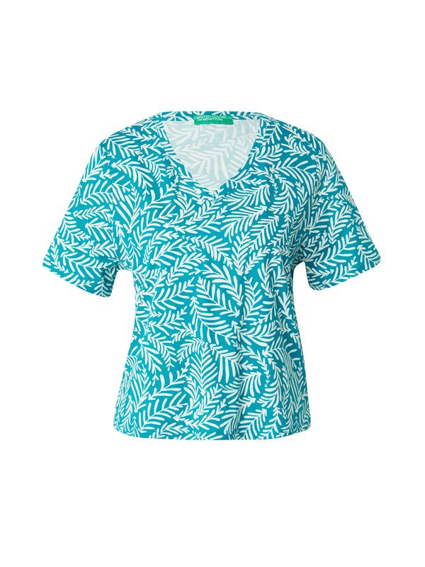 UNITED COLORS OF BENETTON UNITED COLORS OF BENETTON Majica  azur / bela