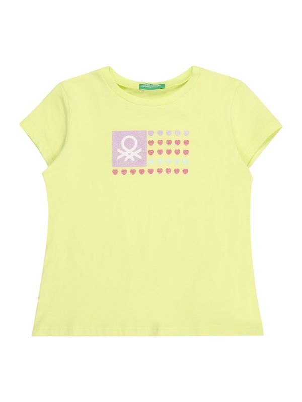 UNITED COLORS OF BENETTON UNITED COLORS OF BENETTON Majica  jabolko / sivka / magenta / bela