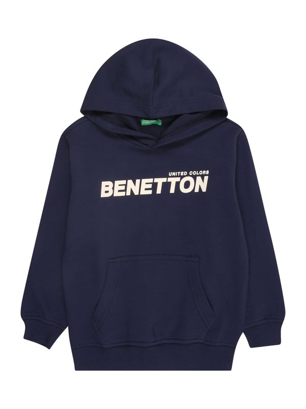 UNITED COLORS OF BENETTON UNITED COLORS OF BENETTON Majica  kremna / nočno modra