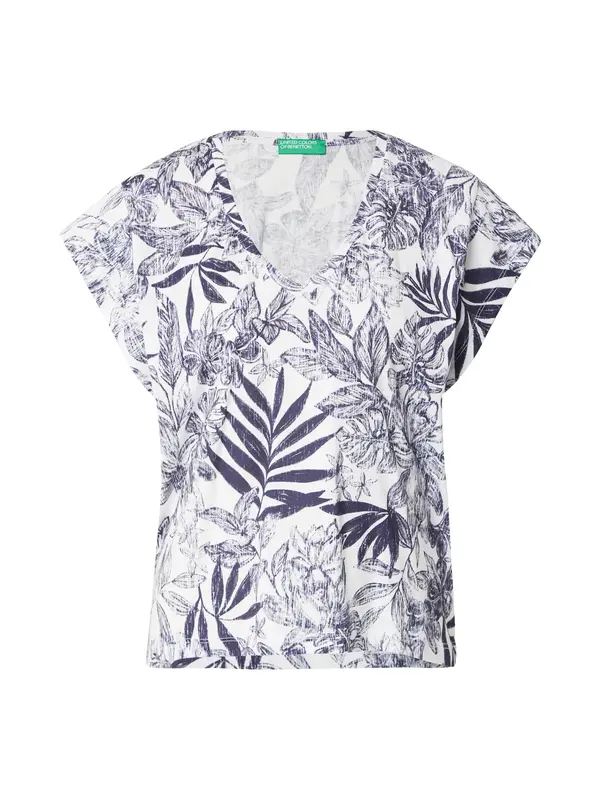 UNITED COLORS OF BENETTON UNITED COLORS OF BENETTON Majica  modra / bela