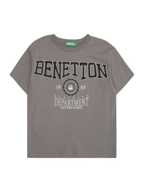 UNITED COLORS OF BENETTON UNITED COLORS OF BENETTON Majica  siva / temno siva / črna / bela