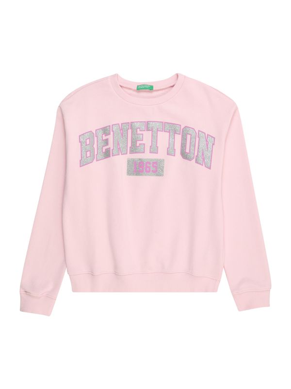 UNITED COLORS OF BENETTON UNITED COLORS OF BENETTON Majica  svetlo roza / srebrna