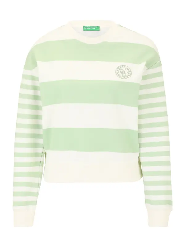 UNITED COLORS OF BENETTON UNITED COLORS OF BENETTON Majica  svetlo zelena / off-bela