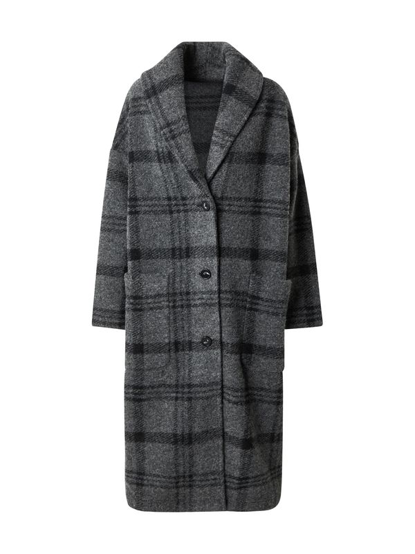 UNITED COLORS OF BENETTON UNITED COLORS OF BENETTON Prehoden plašč  siva / črna