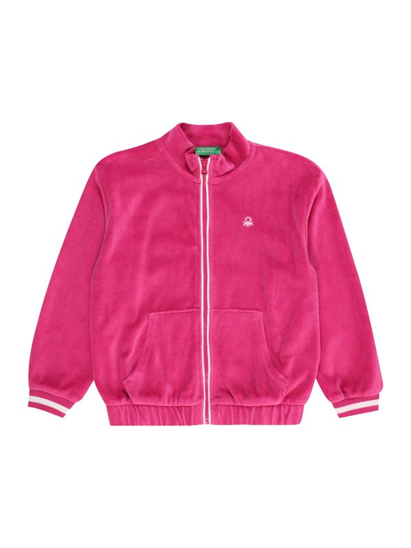 UNITED COLORS OF BENETTON UNITED COLORS OF BENETTON Prehodna jakna  magenta / bela