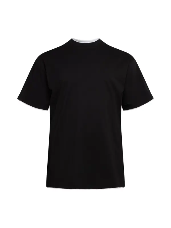 Urban Classics Big & Tall Urban Classics Big & Tall Majica  črna / bela
