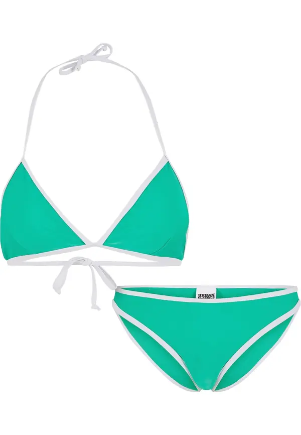 Urban Classics Urban Classics Bikini  zelena / bela