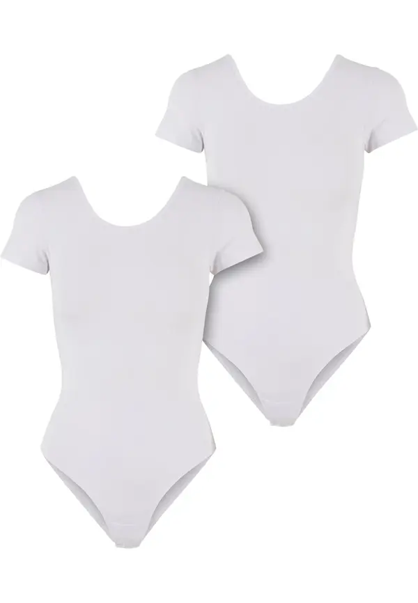 Urban Classics Urban Classics Bodi majica  bela