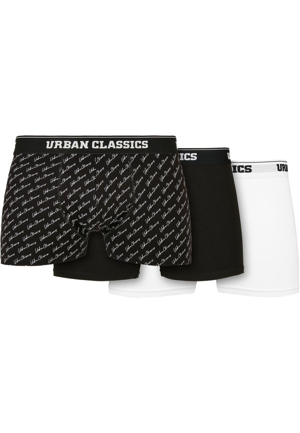 Urban Classics Urban Classics Boksarice  črna / bela