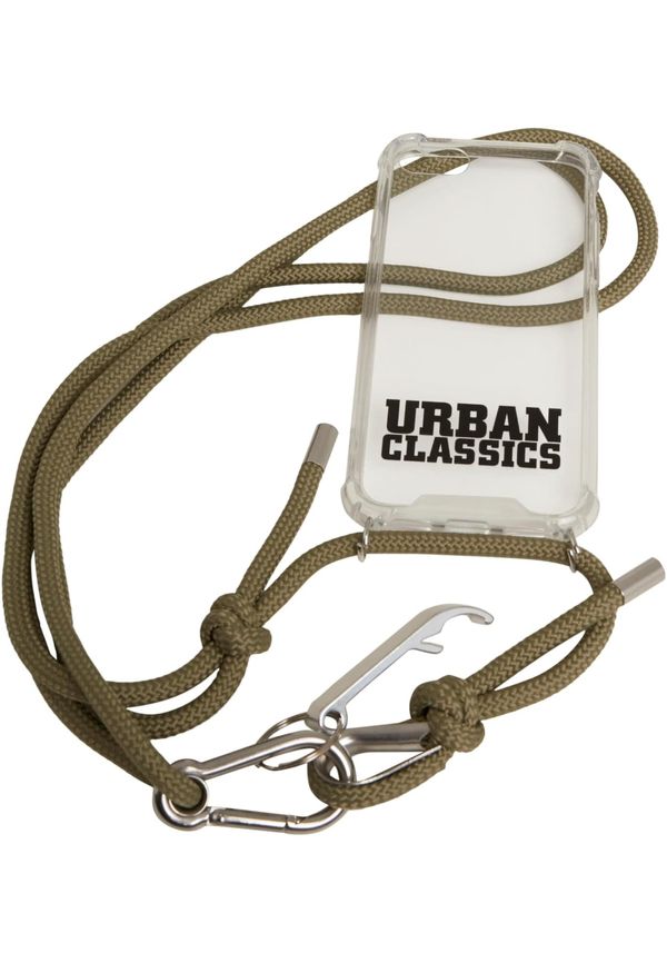 Urban Classics Urban Classics Etui za telefon  oliva / črna / transparentna