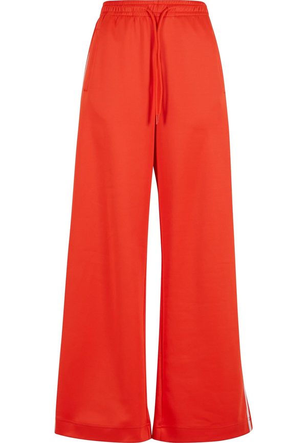 Urban Classics Urban Classics Hlače  oranžno rdeča / bela