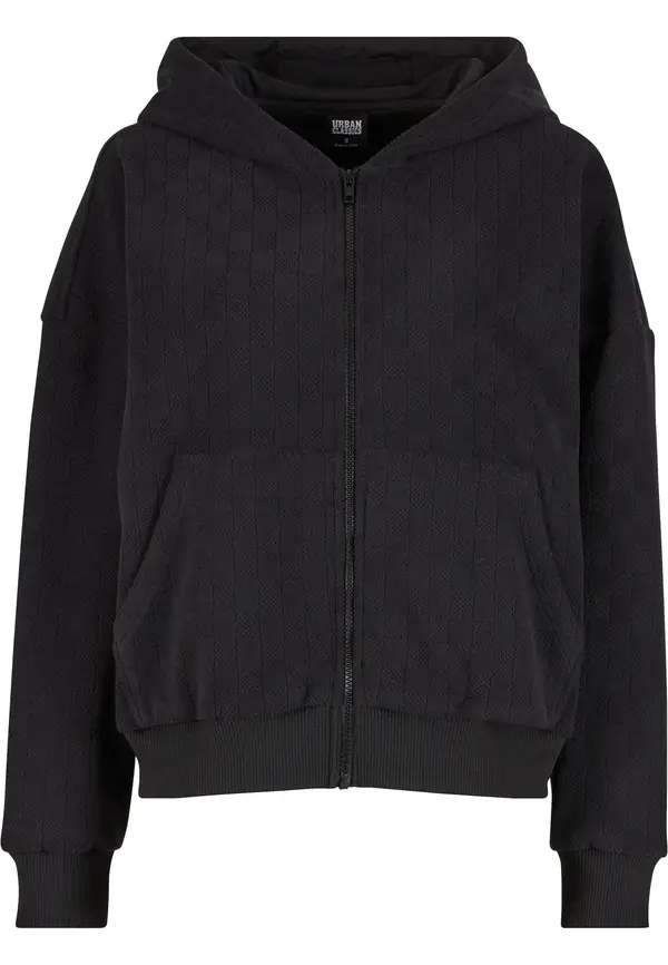 Urban Classics Urban Classics Jopa na zadrgo  črna