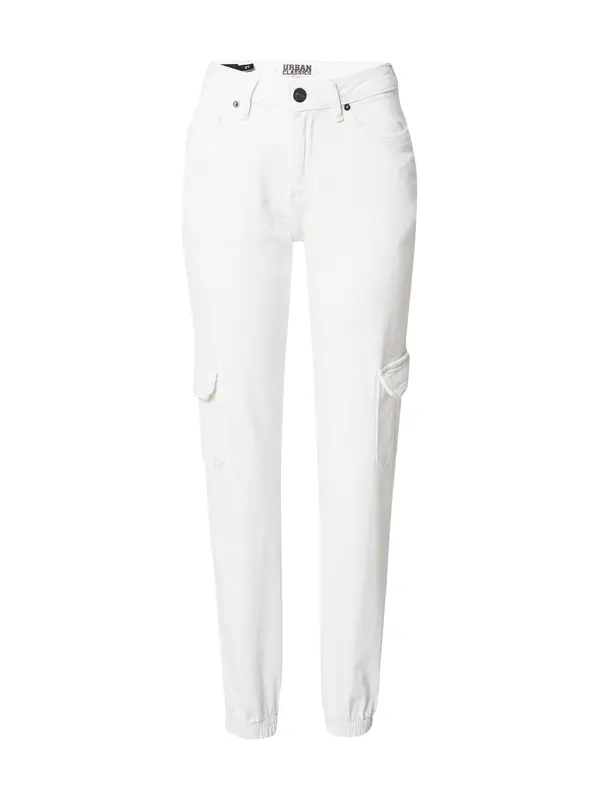 Urban Classics Urban Classics Kargo kavbojke  bel denim