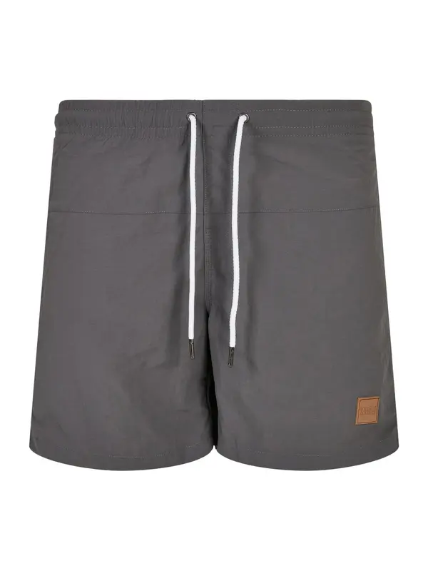 Urban Classics Urban Classics Kratke kopalne hlače  temno siva