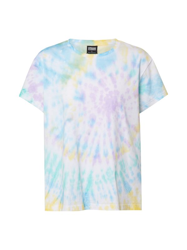 Urban Classics Urban Classics Majica 'Boyfriend'  svetlo modra / rumena / lila / bela