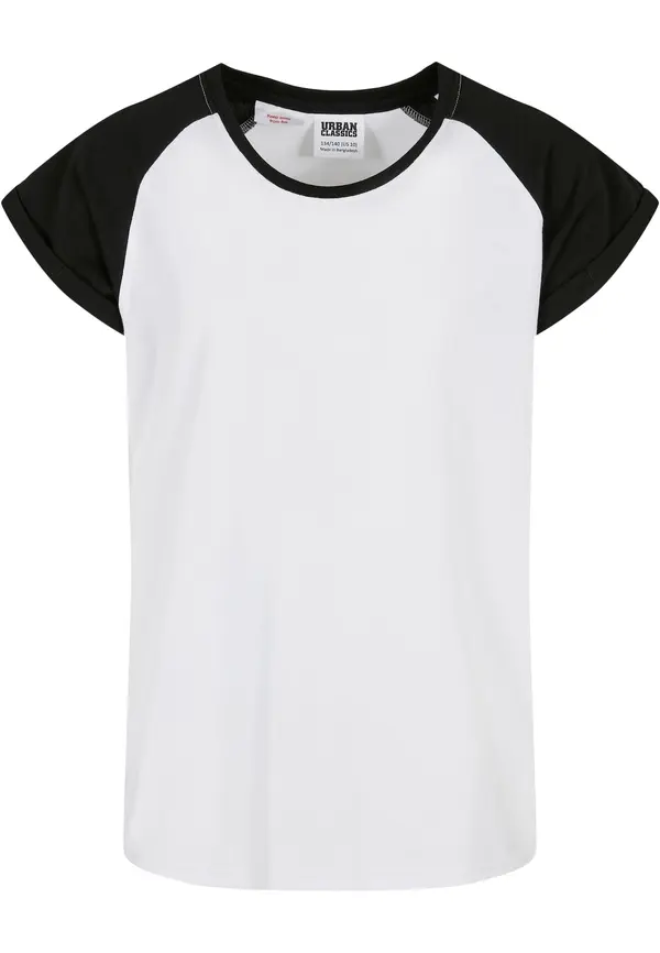 Urban Classics Urban Classics Majica  črna / bela