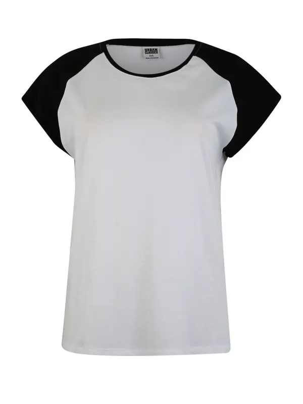 Urban Classics Urban Classics Majica  črna / bela