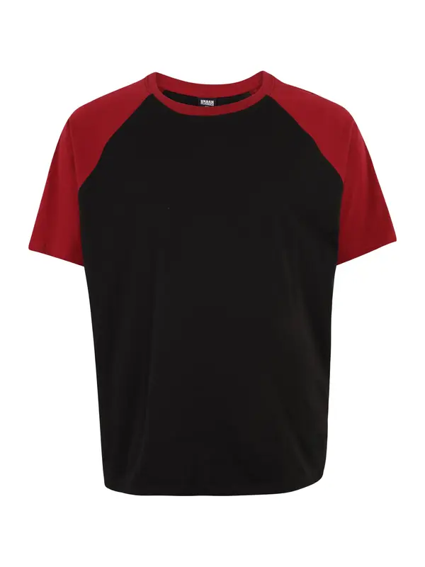 Urban Classics Urban Classics Majica  krvavo rdeča / črna