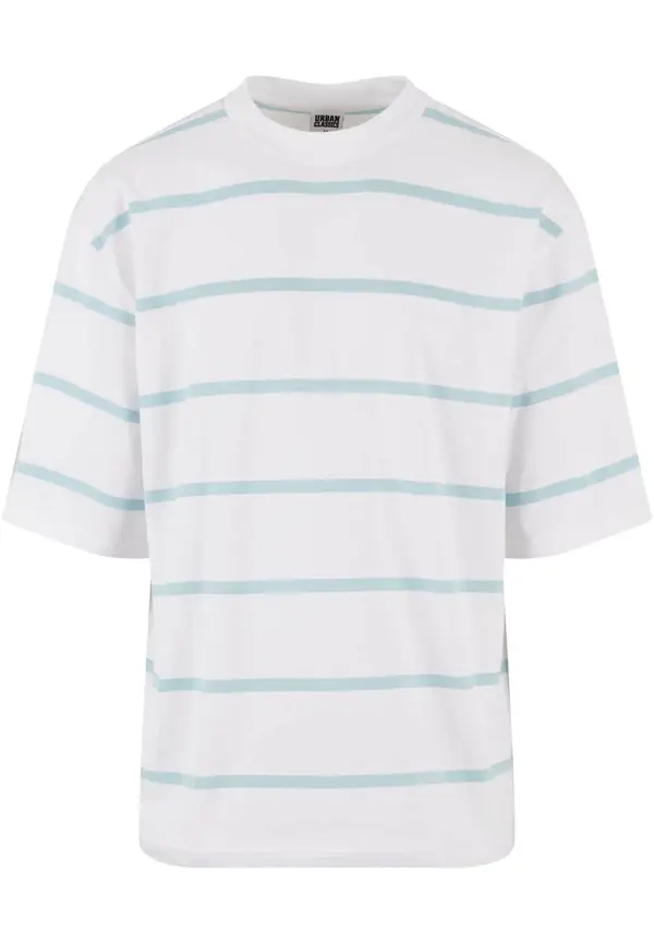 Urban Classics Urban Classics Majica  modra / bela