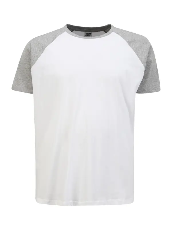 Urban Classics Urban Classics Majica  siva / bela