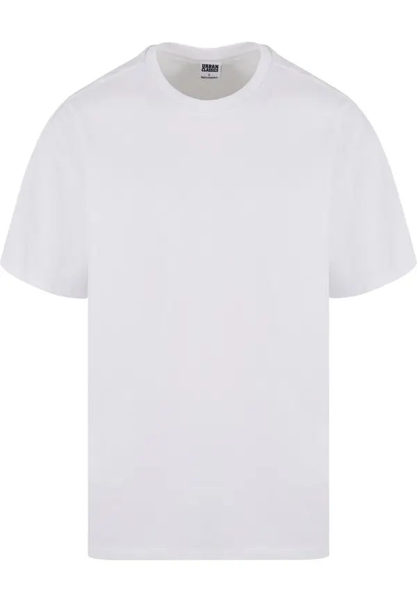 Urban Classics Urban Classics Majica  siva / bela