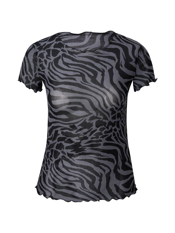 Urban Classics Urban Classics Majica  siva / črna