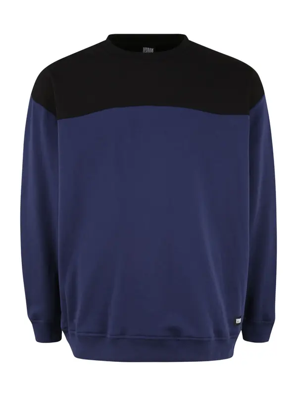 Urban Classics Urban Classics Majica  temno modra / črna