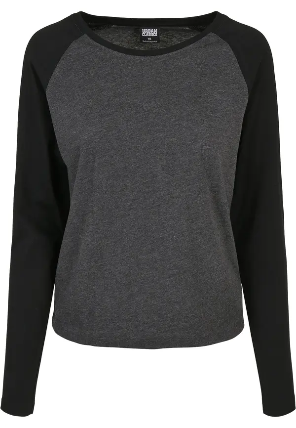 Urban Classics Urban Classics Majica  temno siva / črna