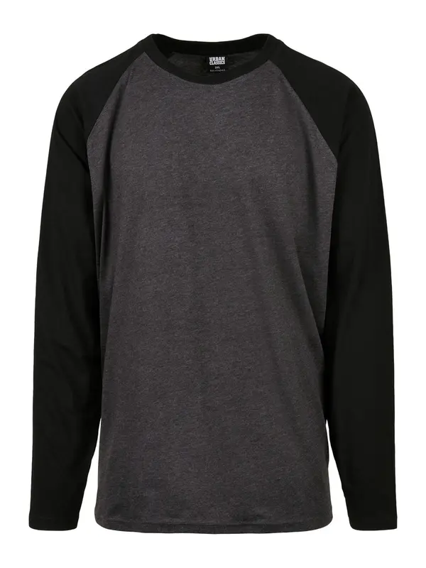 Urban Classics Urban Classics Majica  temno siva / črna