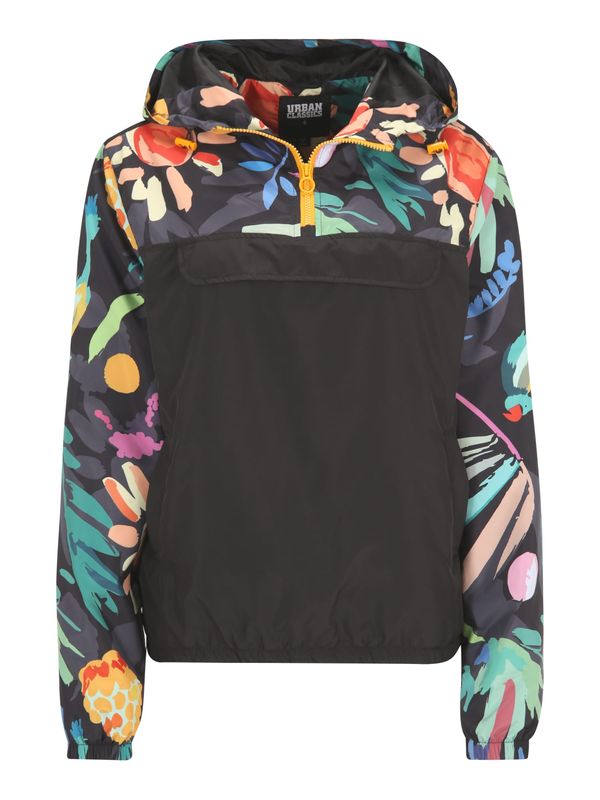 Urban Classics Urban Classics Prehodna jakna  rumena / meta / pastelno zelena / roza / črna