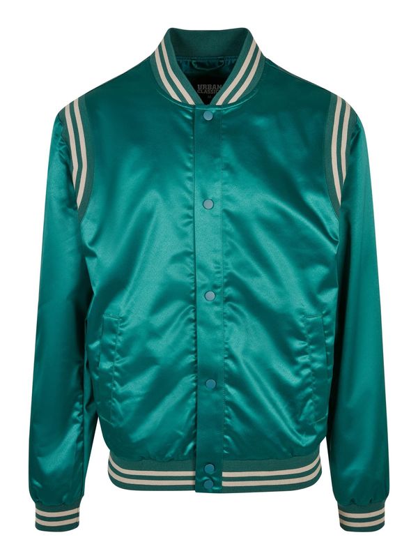 Urban Classics Urban Classics Prehodna jakna  smaragd / bela