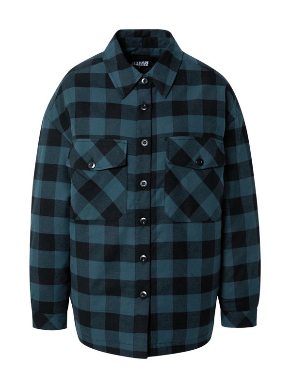 Urban Classics Urban Classics Prehodna jakna  temno zelena / črna