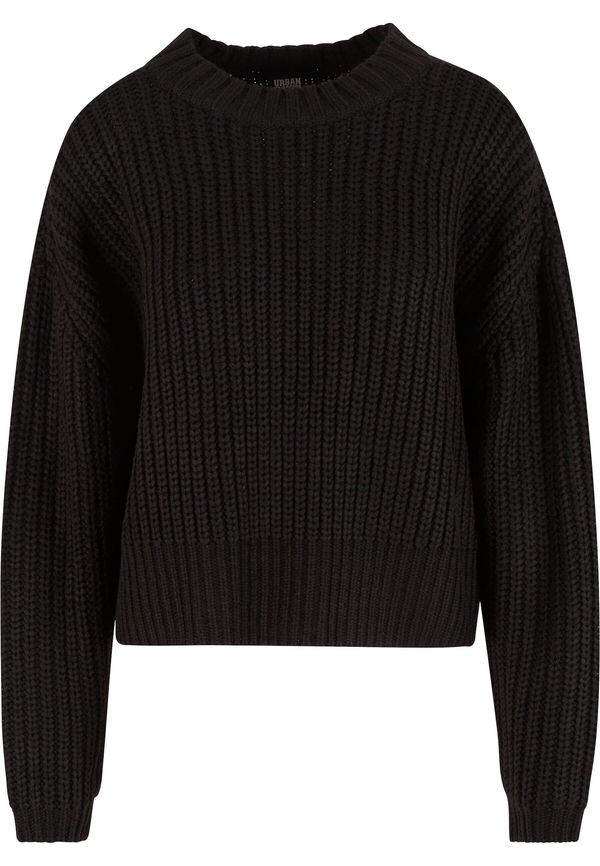 Urban Classics Urban Classics Širok pulover  črna