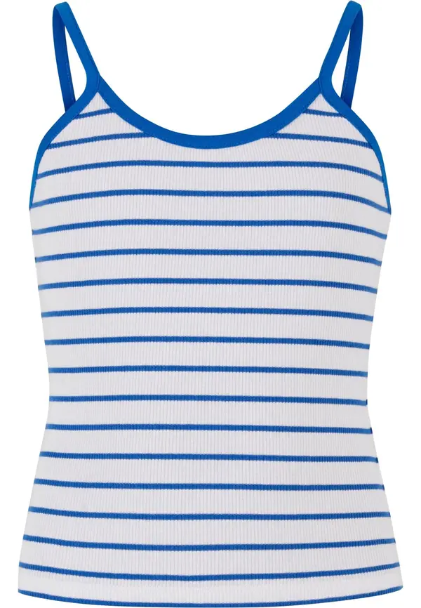 Urban Classics Urban Classics Top  kraljevo modra / bela