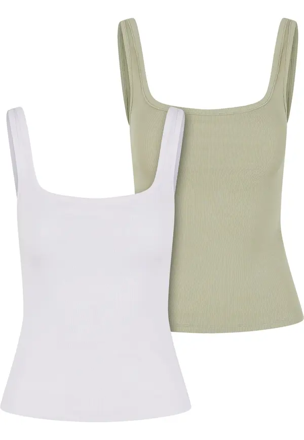 Urban Classics Urban Classics Top  oliva / bela
