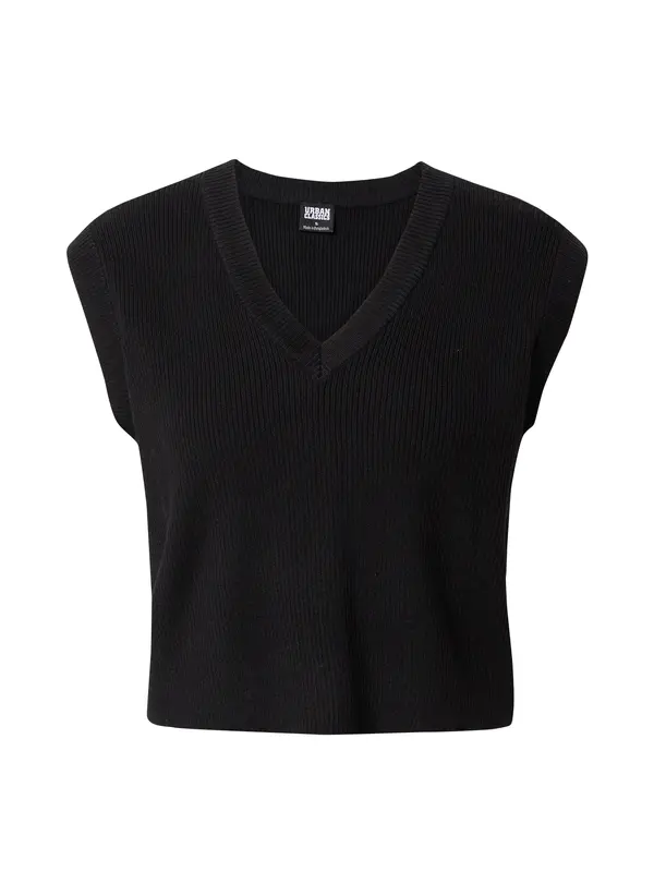 Urban Classics Urban Classics Top z naramnicami  črna