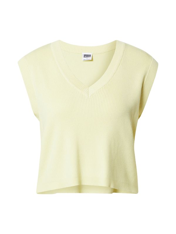 Urban Classics Urban Classics Top z naramnicami  pastelno rumena