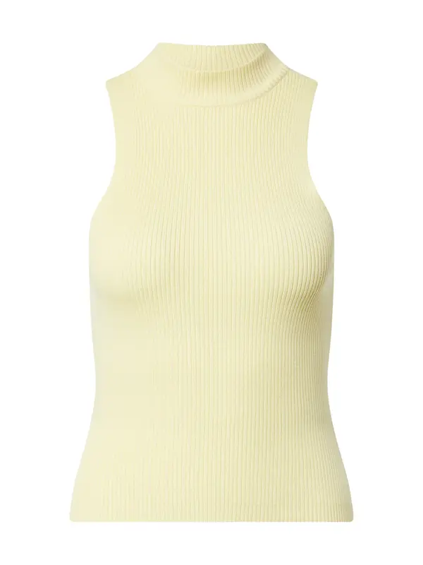 Urban Classics Urban Classics Top z naramnicami  svetlo rumena