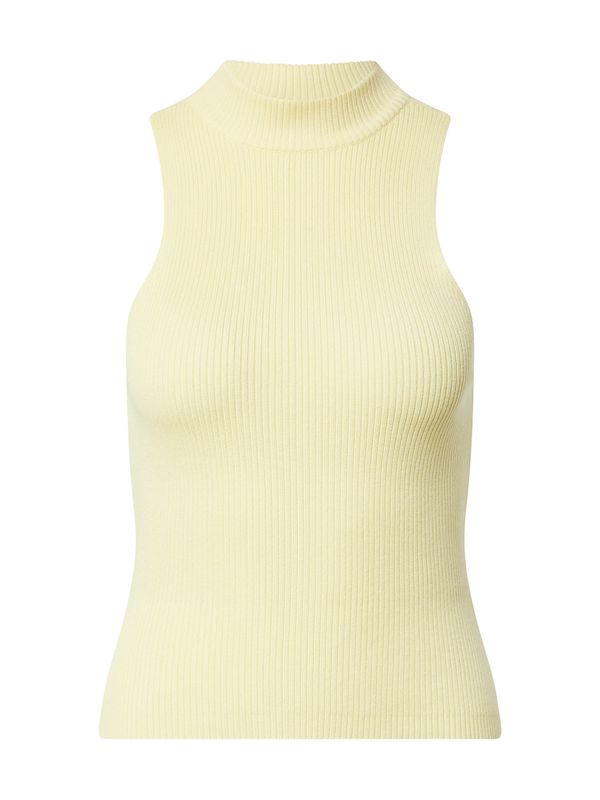 Urban Classics Urban Classics Top z naramnicami  svetlo rumena